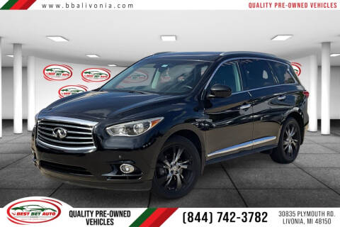 2013 Infiniti JX35 for sale at Best Bet Auto in Livonia MI