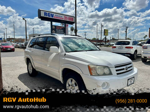 2003 Toyota Highlander for sale at RGV AutoHub in Harlingen TX