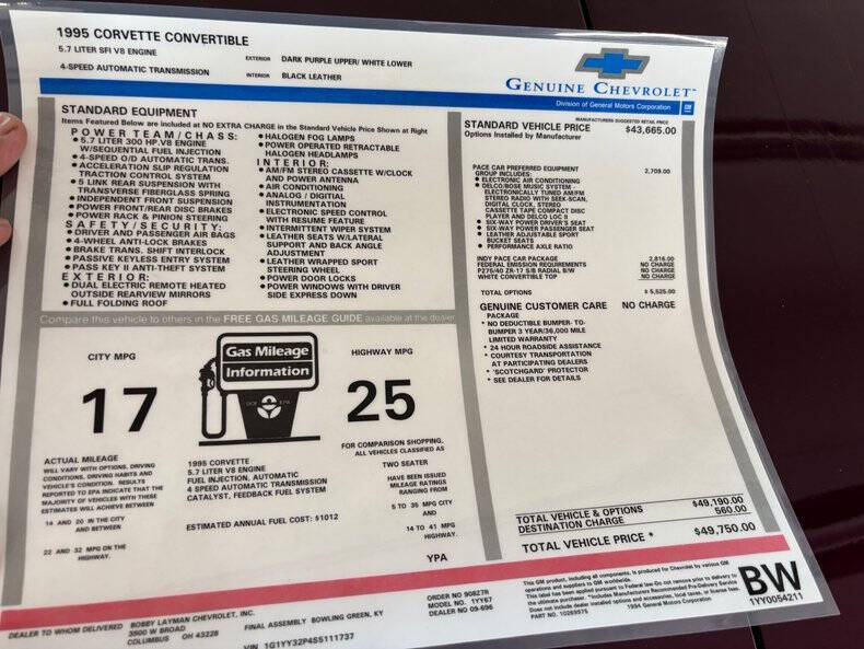 1995 Chevrolet Corvette