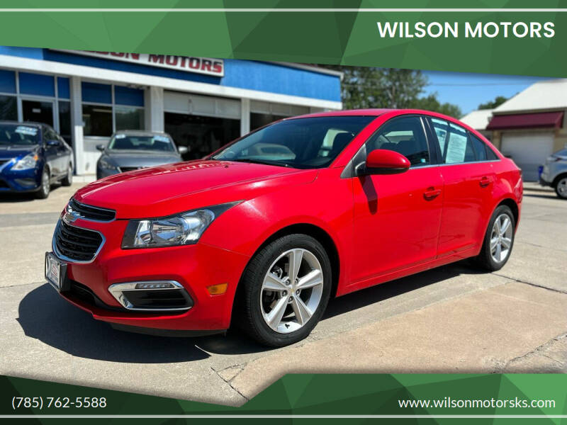2015 Chevrolet Cruze for sale at Wilson Motors in Junction City KS