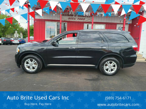2013 Dodge Durango for sale at Auto Brite Used Cars Inc in Saginaw MI