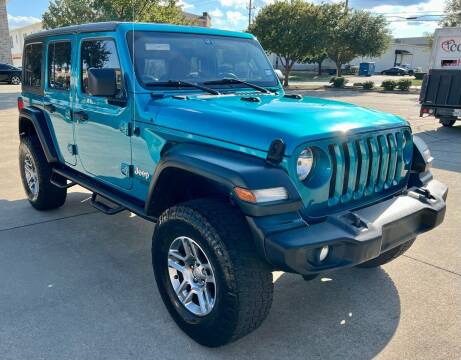2019 Jeep Wrangler Unlimited for sale at GT Auto in Lewisville TX