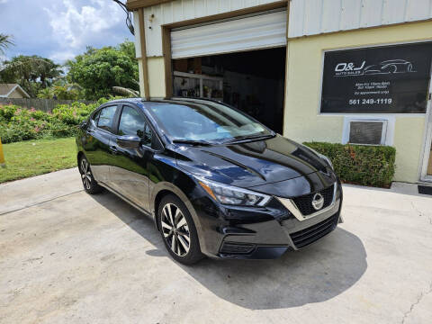 2022 Nissan Versa for sale at O & J Auto Sales in Royal Palm Beach FL