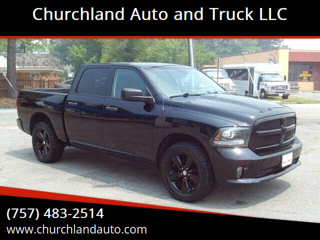 2014 RAM 1500 for sale at Churchland Auto and Truck LLC in Portsmouth VA
