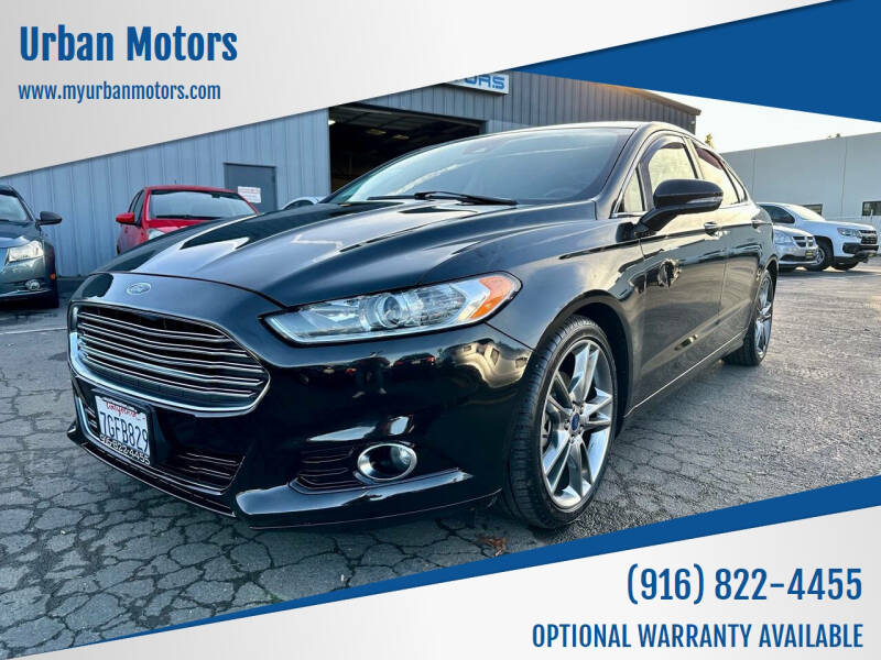 2014 Ford Fusion for sale at Urban Motors in Sacramento CA