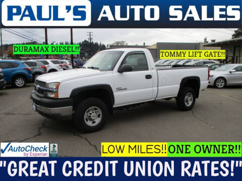 2003 Chevrolet Silverado 2500HD for sale at Paul's Auto Sales in Eugene OR