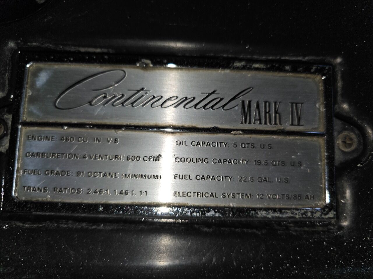 1972 Lincoln Mark IV 94
