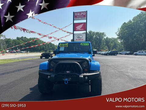 2011 Jeep Wrangler Unlimited for sale at Valpo Motors in Valparaiso IN