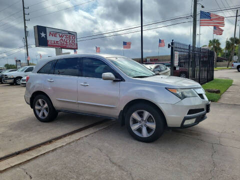 2012 Acura MDX for sale at NEWSED AUTO INC in Houston TX