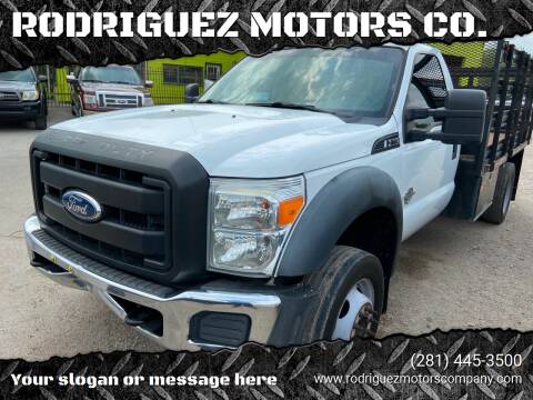 2012 Ford F-550 Super Duty for sale at RODRIGUEZ MOTORS CO. in Houston TX