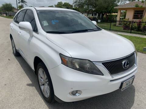 2011 Lexus RX 450h for sale at Eden Cars Inc in Hollywood FL