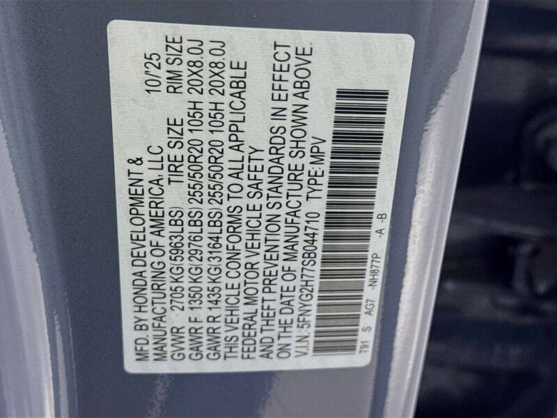 2025 Honda Pilot Touring+