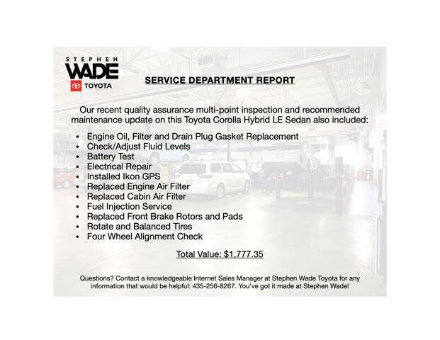 2020 Toyota Corolla Hybrid LE