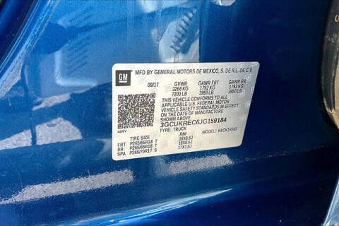 2018 Chevrolet Silverado 1500