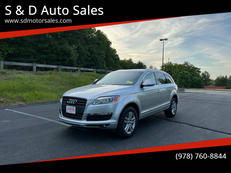 2007 Audi Q7 for sale at S & D Auto Sales in Maynard MA
