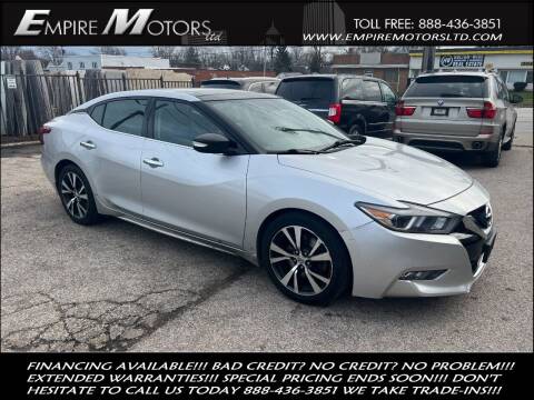 2016 Nissan Maxima for sale at Empire Motors LTD in Cleveland OH