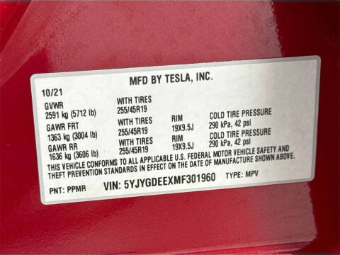 2021 Tesla Model Y Long Range