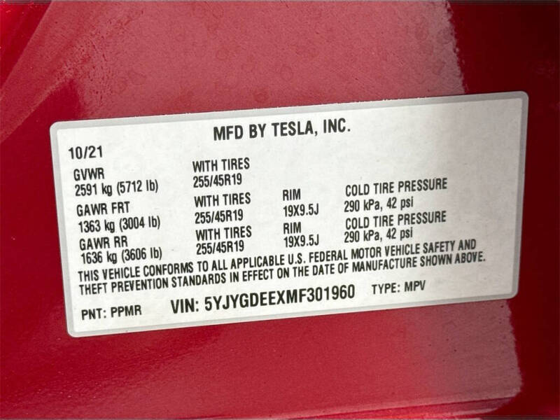 2021 Tesla Model Y Long Range