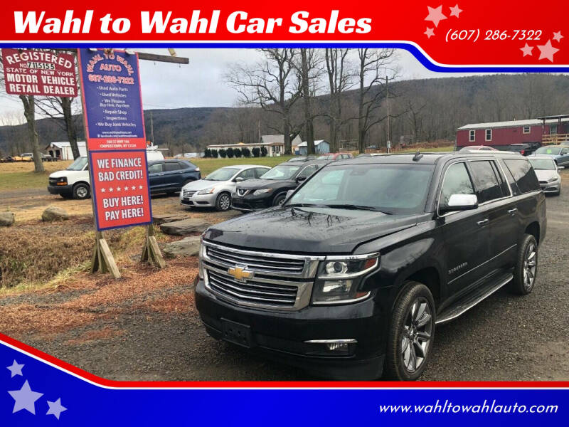 2016 Chevrolet Suburban for sale at Wahl to Wahl Car Sales in Cooperstown NY