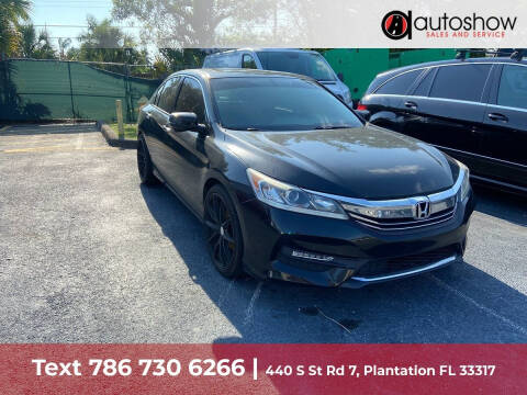2017 Honda Accord for sale at AUTOSHOW SALES & SERVICE in Plantation FL