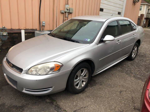 2012 Chevrolet Impala for sale at STEEL TOWN PRE OWNED AUTO SALES in Weirton WV