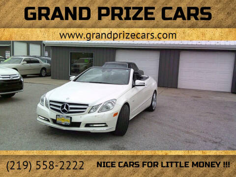 2012 Mercedes-Benz E-Class for sale at Grand Prize Cars in Cedar Lake IN