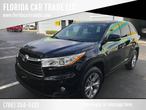 2014 Toyota Highlander for sale at FLORIDA CAR TRADE LLC in Davie FL