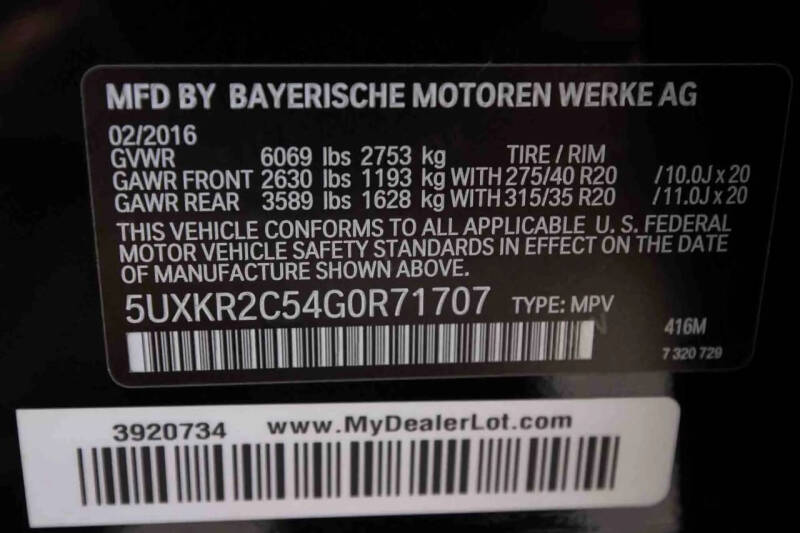 2016 BMW X5 sDrive35i