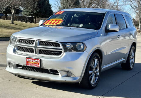2011 Dodge Durango for sale at SOLOMA AUTO SALES in Grand Island NE