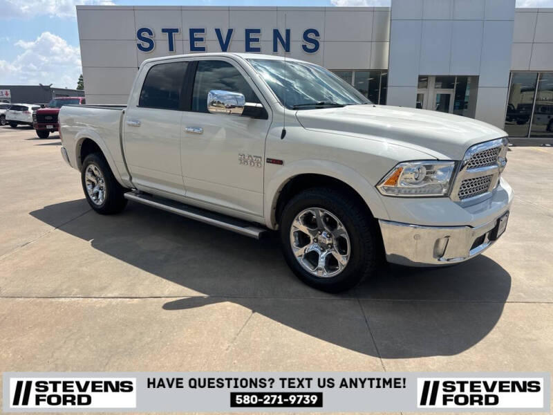 Used 2017 RAM Ram 1500 Pickup Laramie with VIN 1C6RR7NM2HS876142 for sale in Enid, OK