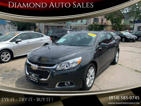 2015 Chevrolet Malibu for sale at DIAMOND AUTO SALES LLC in Milwaukee WI