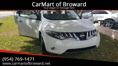 2009 Nissan Murano for sale at CarMart of Broward in Lauderdale Lakes FL