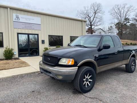 2002 Ford F-150 for sale at B & B AUTO SALES INC in Odenville AL
