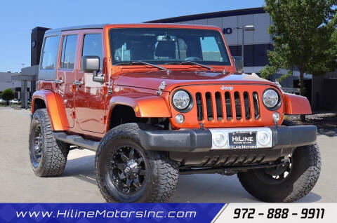 2014 Jeep Wrangler Unlimited for sale at HILINE MOTORS in Plano TX