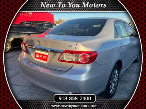 2013 Toyota Corolla for sale at New To You Motors in Tulsa OK