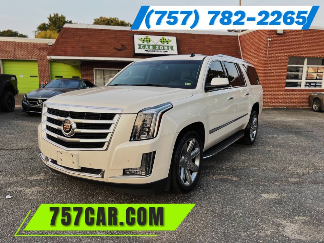 2015 Cadillac Escalade ESV for sale at CarZone & Auto Brokers in Newport News, VA