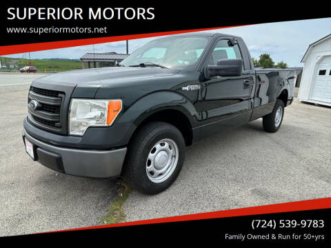 2014 Ford F-150 for sale at SUPERIOR MOTORS in Latrobe PA