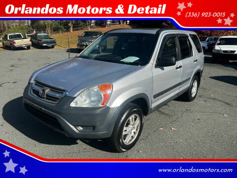 2004 Honda CR-V for sale at Orlandos Motors & Detail in Winston Salem NC