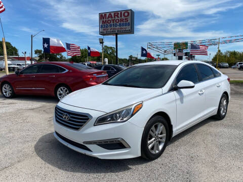 2015 Hyundai Sonata for sale at Mario Motors in South Houston TX