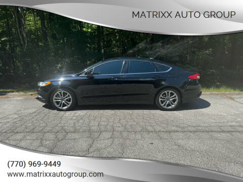 2017 Ford Fusion for sale at MATRIXX AUTO GROUP in Union City GA