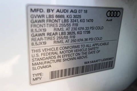 2018 Audi Q7 3.0T quattro Premium