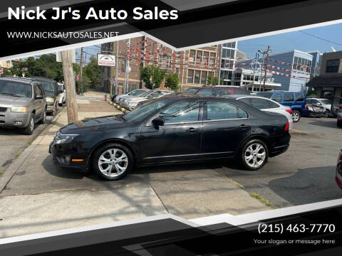 2012 Ford Fusion for sale at Nick Jr's Auto Sales in Philadelphia PA