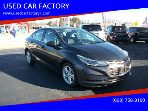 2017 Chevrolet Cruze for sale at USED CAR FACTORY in Janesville WI