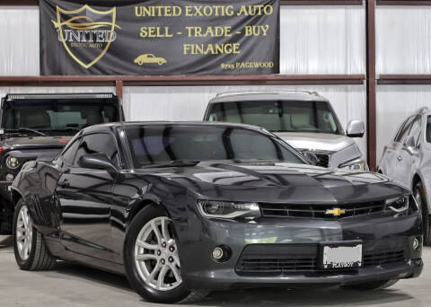 2015 Chevrolet Camaro for sale at United Exotic Auto in Houston TX