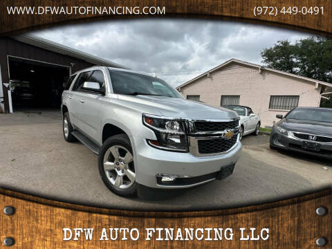 2015 Chevrolet Tahoe for sale at DFW AUTO FINANCING LLC in Dallas TX