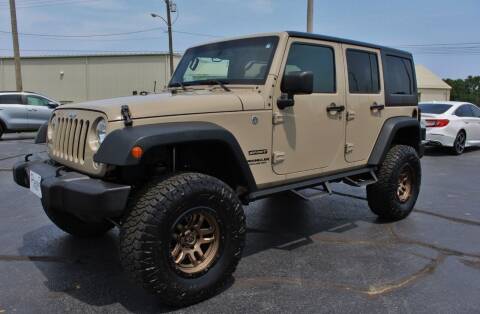 2016 Jeep Wrangler Unlimited for sale at PREMIER AUTO SALES in Carthage MO