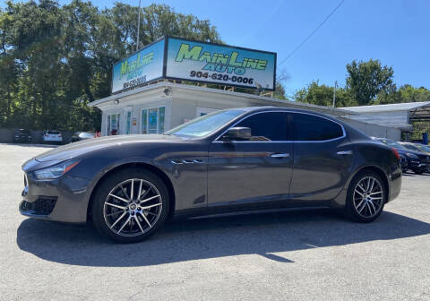 2015 Maserati Ghibli for sale at Mainline Auto in Jacksonville FL