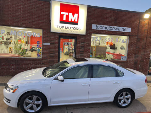 2013 Volkswagen Passat for sale at Top Motors LLC in Portsmouth VA