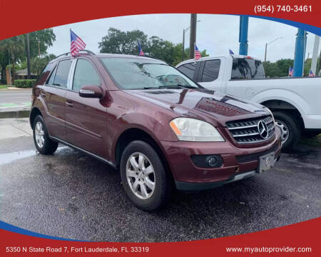 2007 Mercedes-Benz M-Class for sale at AUTO PROVIDER in Fort Lauderdale FL