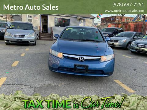 2006 Honda Civic for sale at Metro Auto Sales in Lawrence MA